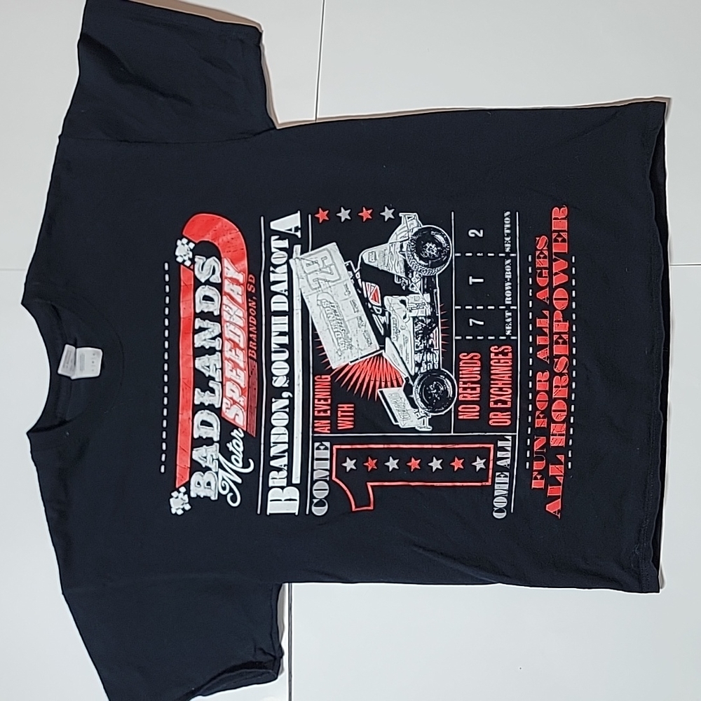 Badlands motor speedway sprint car racing shirt